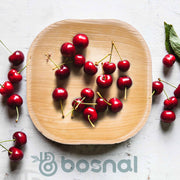 Palm Leaf Biodegradable Plates, 4 inch, Square (Set of 25/50/100)