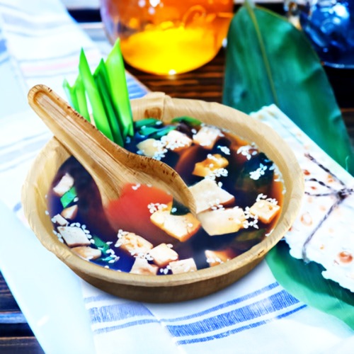 Palm Leaf Bowl, 6 inch, Round (Set of 25/50/100)