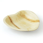 Heart-shaped Palm Leaf Plates, 6" Inch (Set of 50/100/200)