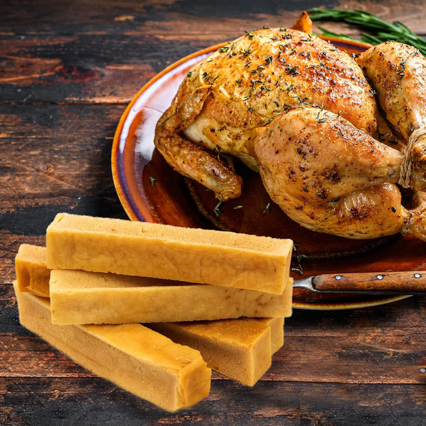 Peanut Butter Flavor Gold Yak Chews for Large Dogs (1 lb to 5lb Bags)