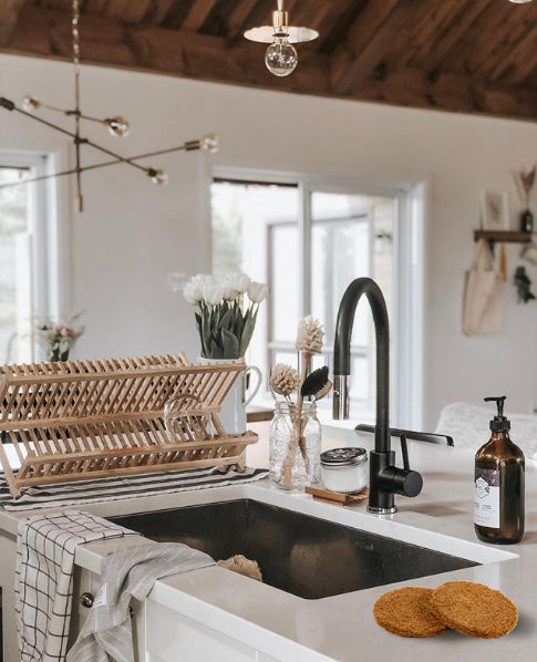 Coconut Coir Utensil and  Dish Washing Pads/Scrubs (6 pack/12 pack)