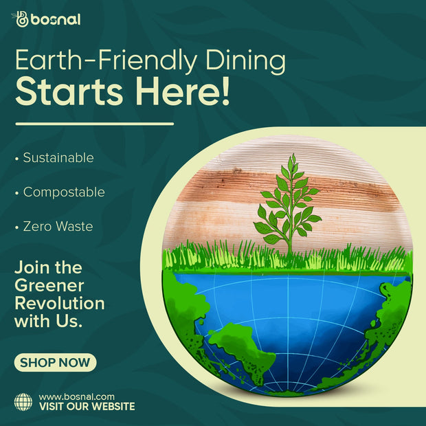 Palm Leaf Biodegradable Plates, 9 inch, Round (Set of 25/50/100)