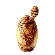 Olive Wood Honey Pot w/Honey Dipper