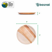 Palm Leaf Biodegradable Plates, 9 inch, Round (Set of 25/50/100)