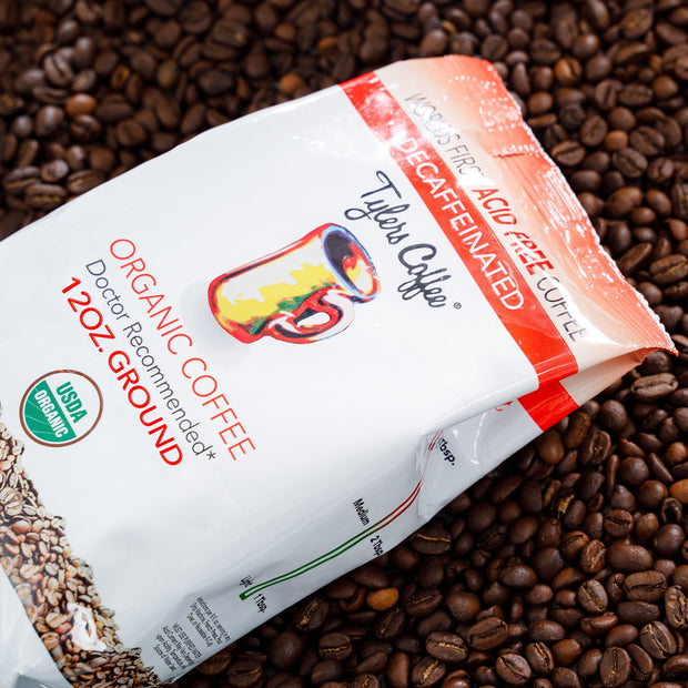 Decaf Whole Organic Coffee Beans (12oz Bag)