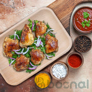 Palm Leaf Biodegradable Plates, 9 x 6 inch Rectangle (Set of 25/50/100)