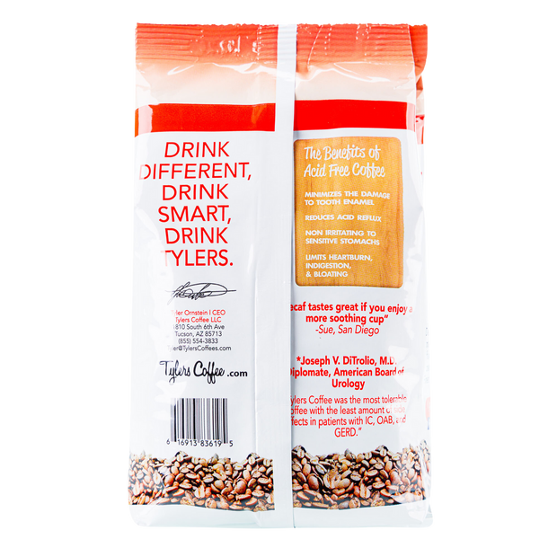 Decaf Whole Organic Coffee Beans (12oz Bag)