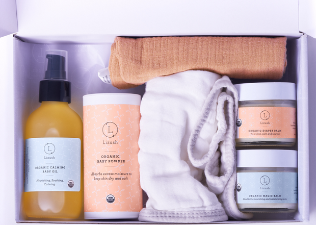 Organic Full Care New Baby Gift Set - welcome little angel!