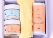 Organic New Baby Gift Set - welcome little one!