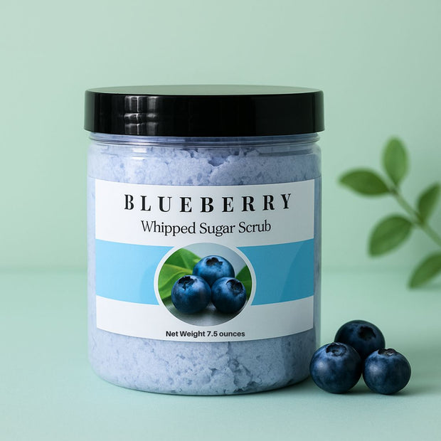 Luxurious Blueberry Sugar Exfoliating Scrub for Soft Skin