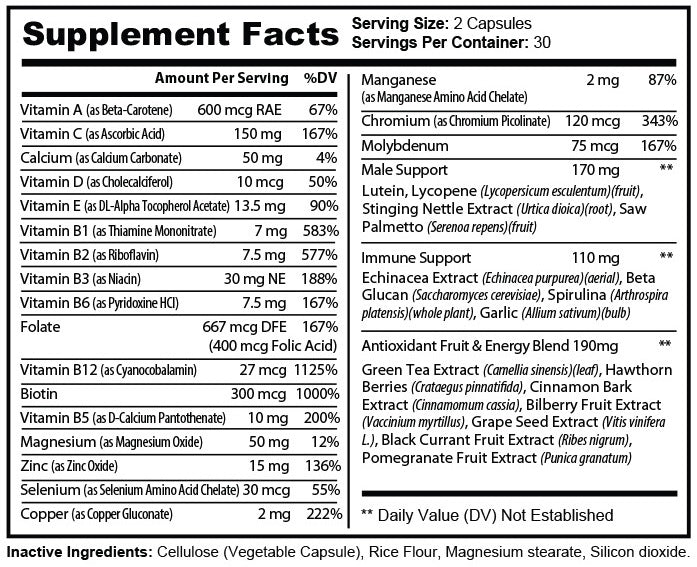 Pure Multi-Vitamins Men