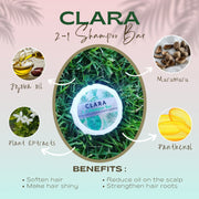 Clara 2 - 1 Shampoo Bar | Moisturizing, Conditioning & Hydrating