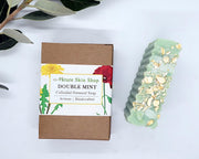 Double Mint Oatmeal Natural Soap, Cold Process