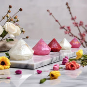 Rose Quartz Gem Soap with Hidden Silver Ring