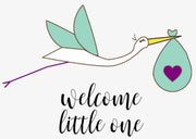 Organic New Baby Gift Set - welcome little one!
