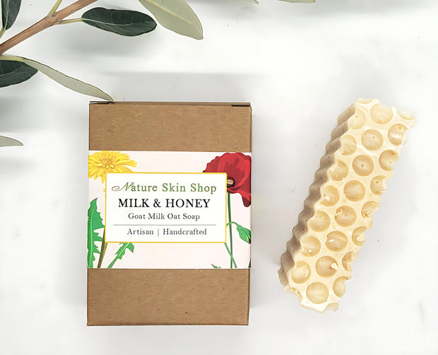 Honey Oat And Goat Milk Luxurios Bar, Natural Cold Process