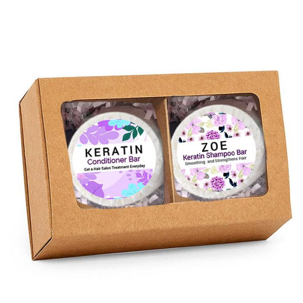 Zoe Keratin Intense Hair Shampoo & Conditioner Bar