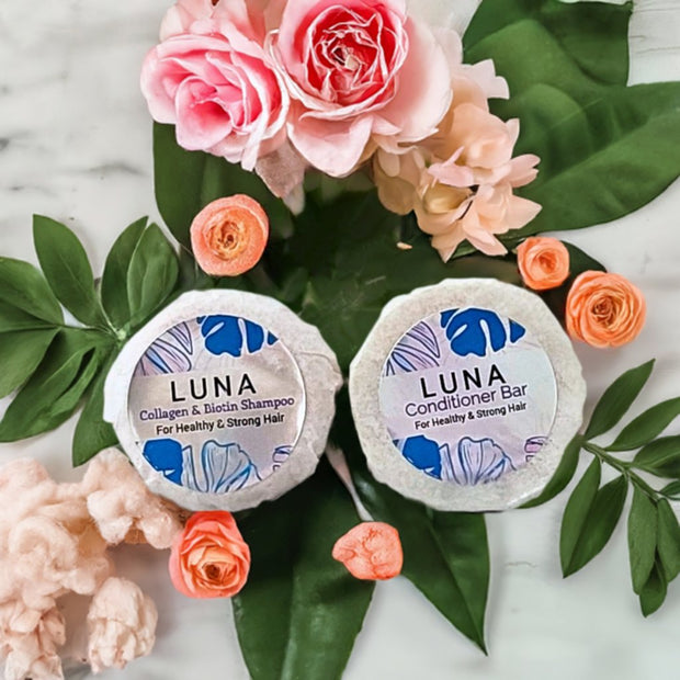 Luna Collagen & Biotin Shampoo And Conditioner Set