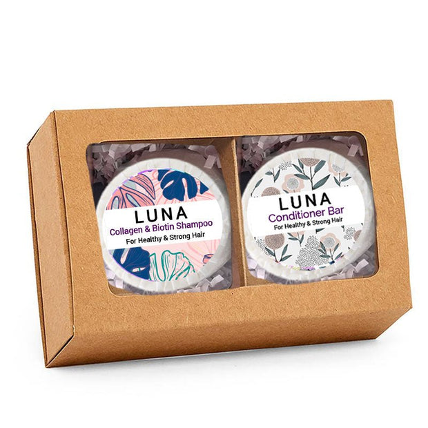 Luna Collagen & Biotin Shampoo And Conditioner Set