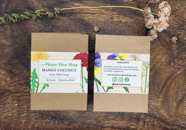 Mango Coconut Soap, Goat Milk Soap