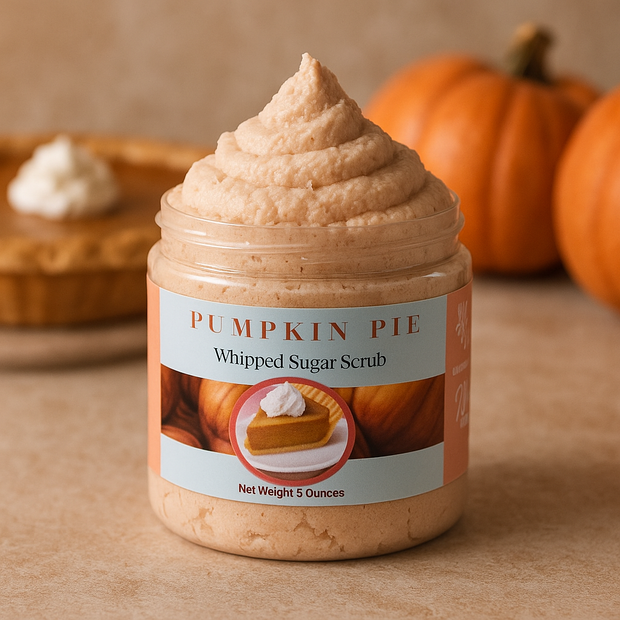 Pumpkin Pie Sugar Scrub - Exfoliating Body Scrub for Smooth Skin