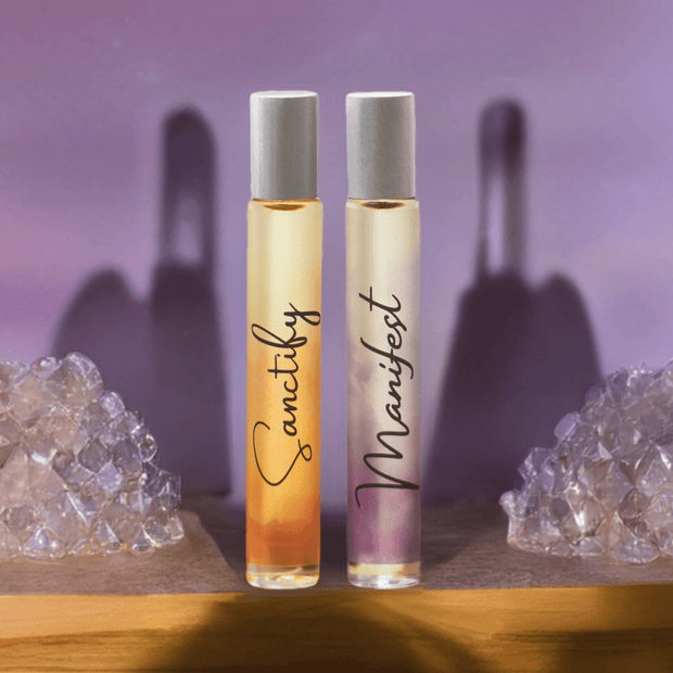 Reiki-Infused Sanctify and Manifest Rollerball Perfumes