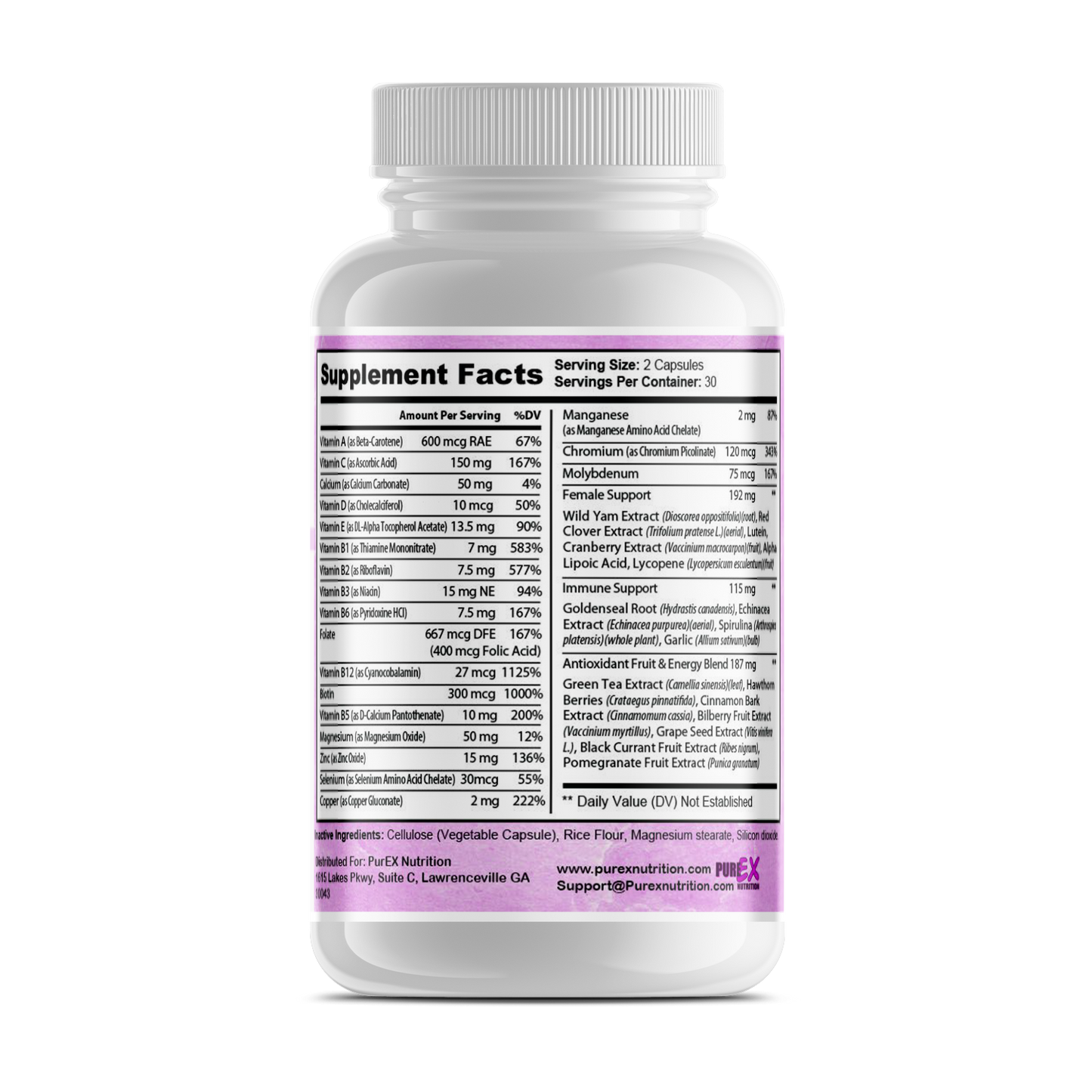 Pure Multi-Vitamins Women