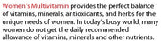 Pure Multi-Vitamins Women